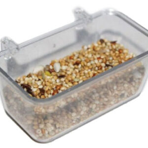 Parakeet Feeder Bird  Food Water Small Cups Set of 4