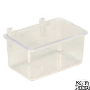 Parakeet Feeder Bird  Food Water Small Cups Set of 4