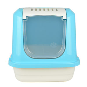 hooded cat litter box
