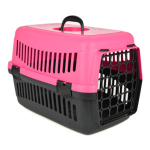 Plastic Cat Travel Carrier Kennel Crate 19 