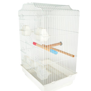 bird cage wood stand