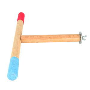 bird cage wood stand