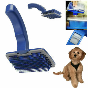 Dog Cat Grooming Self Cleaning Slicker Brush Comb