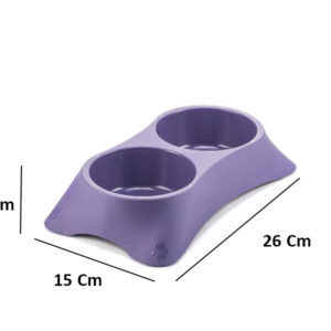 pet double food bowl