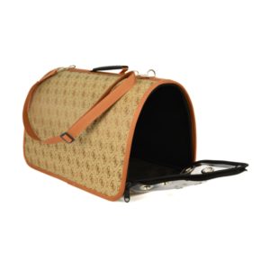 Luxury Cat & Dog Carrier Bag – Travel Tote for Small Dogs, Puppies & Kittens - Beige