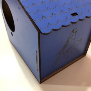 Bird Breeding Box Nesting Mating House - Blue
