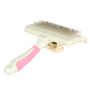 self cleaning pin brush