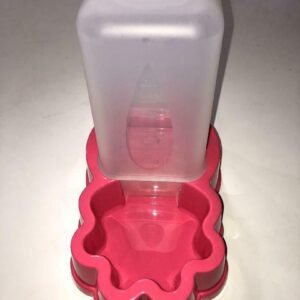 Dog Cat Automatic Gravity Feeder | Dual-Use 3L/12 Cup Large Capacity - Pink