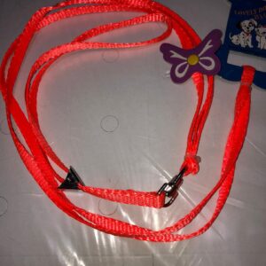 Small Dog Cat Lead Leash Collar Set Adjustable collar 10 mm wide 46