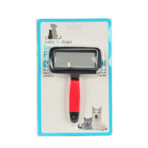 Pet Pin Brush Dog Cat Hair Fur Grooming DeShedding Cleaning Tangles