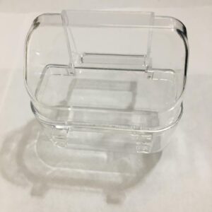 Bird cage covered feeders