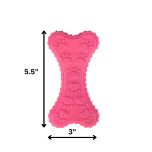 dog chew toy paw print