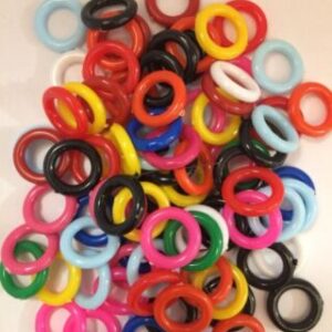 100 pigeon leg bands