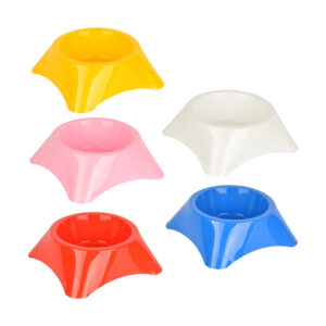 Small Cat & Dog Bowls 8oz (1 Cup) | Non-Slip 2-Pack