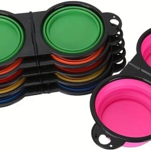 silicone collapsible dog bowls