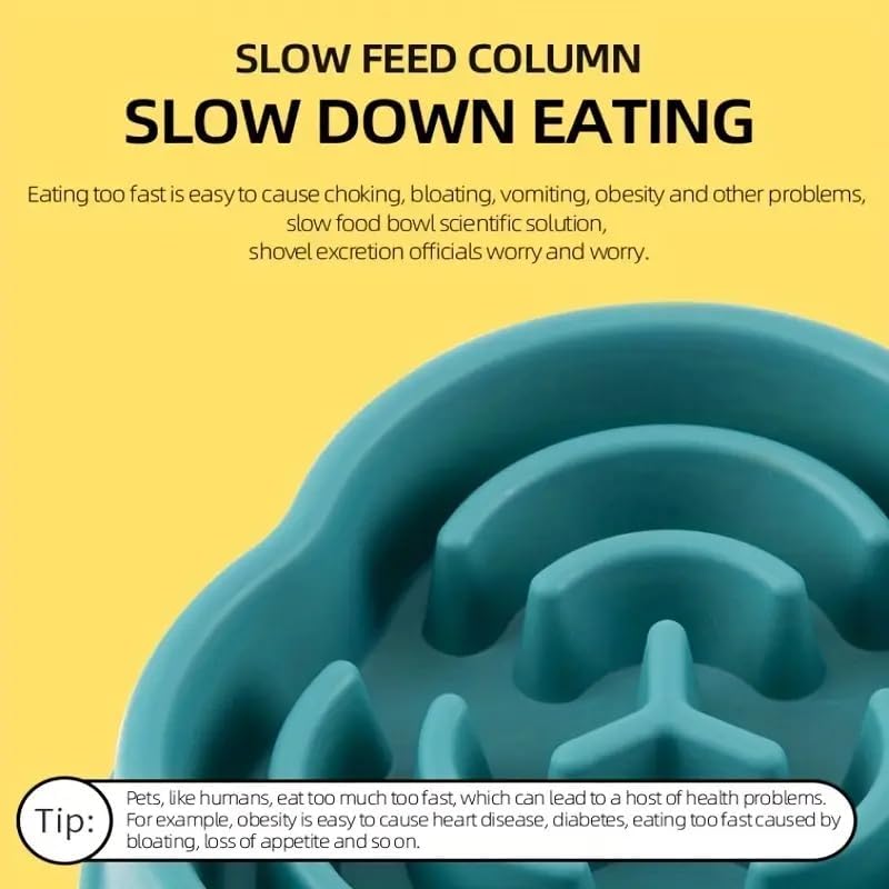 Curated visual reference: Gallery Detail: Slow Feeder Dog Bowl Anti Choking Reduce Bloating