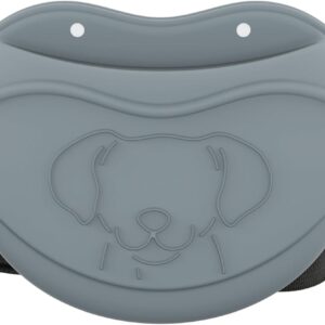 Silicone Dog Treat Pouch with Magnetic Closure Adjustable Belt, BPA-Free Training Treat Bag