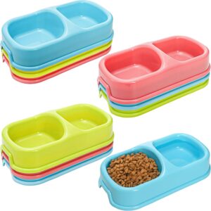 double pet feeder bowl